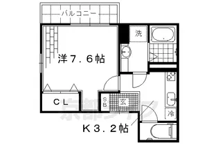 「セジュールオッツFujinomori」【1階】の間取り