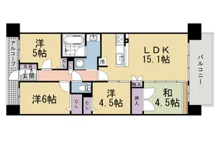 プレサンスレジェンド六地蔵【2階】の間取り