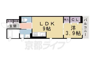 La Maison Isa【201号室】の間取り