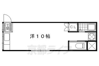豊荘【10号室】の間取り