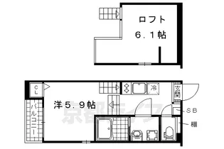 エスポワール竹田【2階】の間取り