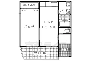 京都府京都市伏見区銀座町4丁目【一戸建】の間取り