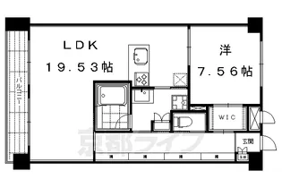 Schilf神宮道【205号室】の間取り