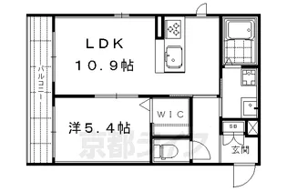 La・Soie釜座【201号室】の間取り