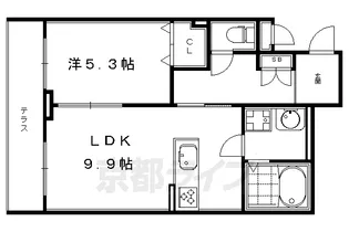 シャーメゾン東浅井【101号室】の間取り