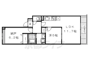 カーサ小紅屋【3階】の間取り