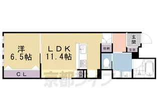 casa Ryoko【304号室】の間取り
