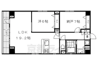 N’Grace Horikawa【501号室】の間取り