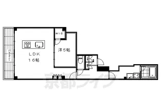 Traccia堺町【401号室】の間取り