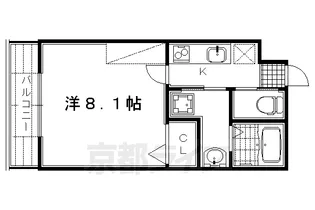 MESA VERDE 御薗橋A棟【202号室】の間取り