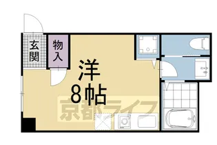 ニュームーンワールド祇園八坂19【302号室】の間取り