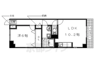 ヴェルデ ストーリアⅡ【510号室】の間取り
