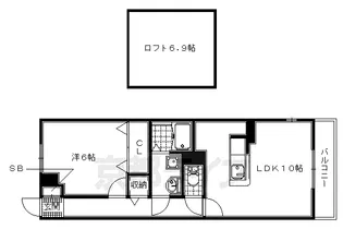 ドエル・ボーリウム【3階】の間取り
