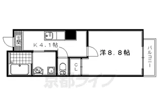 サン・グリーン・ハウス【301号室】の間取り