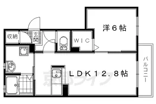 Sable【A103号室】の間取り