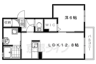 SABLE【A203号室】の間取り