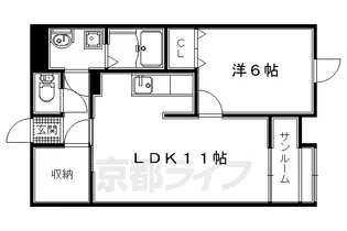 Residence槇島【1階】の間取り