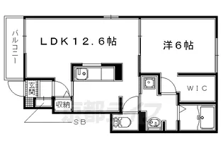 京都府宇治市莵道【アパート】の間取り