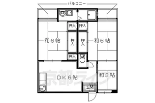 ビレッジハウス大久保【101号室】の間取り