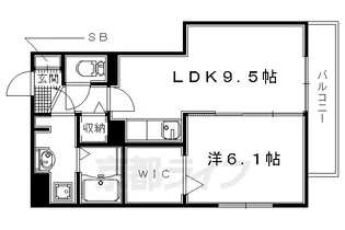 アイル宇治大久保【305号室】の間取り