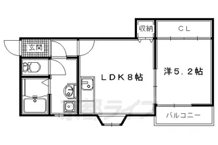 ISAM【1号室】の間取り