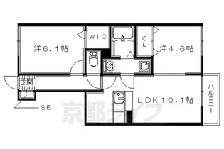 イルセット【B103号室】の間取り