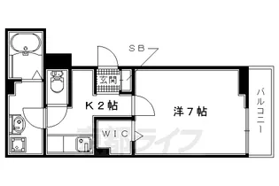 京都府宇治市神明【アパート】の間取り