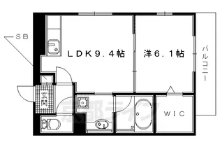 ヴェリタス黄檗Ⅰ【1階】の間取り