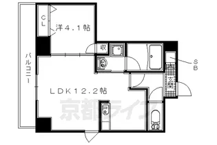 LIFE BLDG【505号室】の間取り