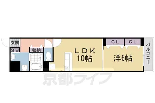 PARK SIDE ケヤキⅡ【2階】の間取り