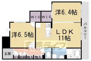 ShaMaison Nagaike【B208号室】の間取り