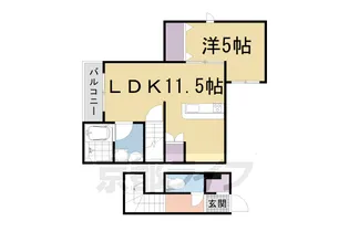 京都府宇治市宇治【マンション】の間取り