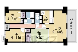 プレミール津田【303号室】の間取り