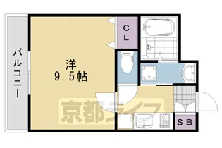シャルレ14番館【5階】の間取り