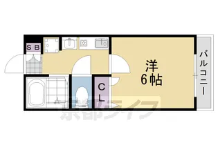 STRAIGHT one【206号室】の間取り