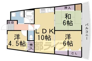 イスターナ今井【7階】の間取り