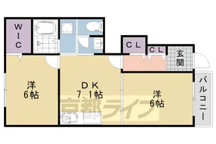 フランブリーズ【103号室】の間取り