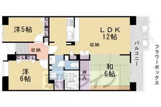 メルサンテかめおか【303号室】の間取り