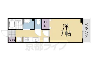 グランツ並河【1階】の間取り