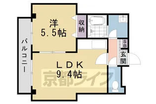 サンフォーレ【202号室】の間取り