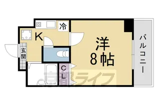 エスパシオ澤田【207号室】の間取り