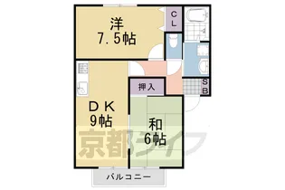 メゾンドシュウ【203号室】の間取り