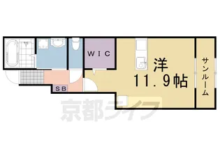 フリーデ千代川【1階】の間取り