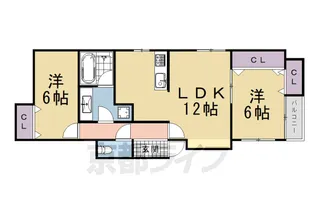 ヴァン・シ・ドール【3階】の間取り