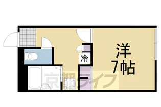 1Kの間取り画像