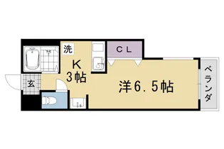 メゾンS&E【4階】の間取り