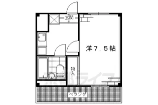 アムール・エステート篠【201号室】の間取り