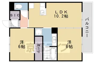 スーリールアンサンブル【3階】の間取り