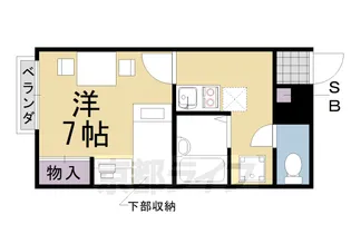 レオパレスジョイ大井【101号室】の間取り