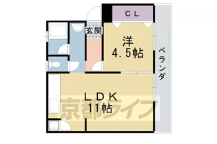 A・BIL−Ⅰ【304号室】の間取り